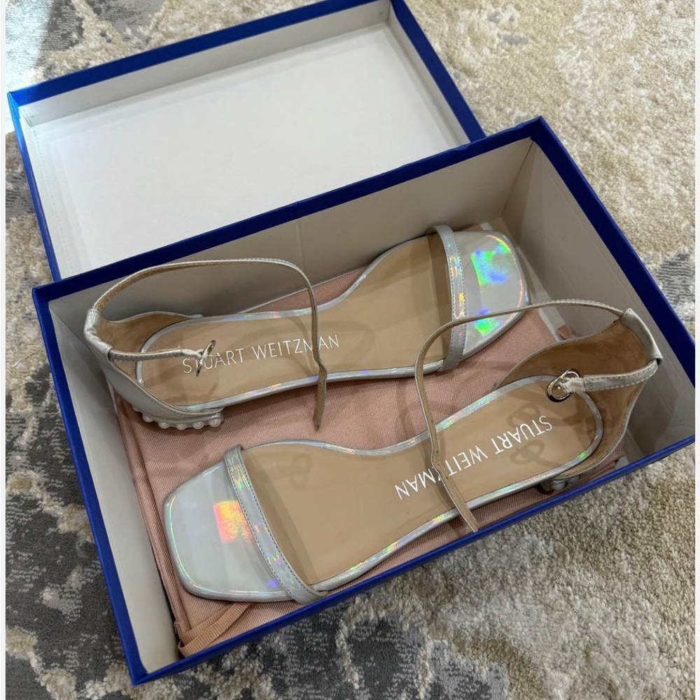 Stuart weitzman Sandals with pearl US9
